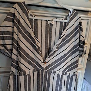Striped World Market Jumpsuit